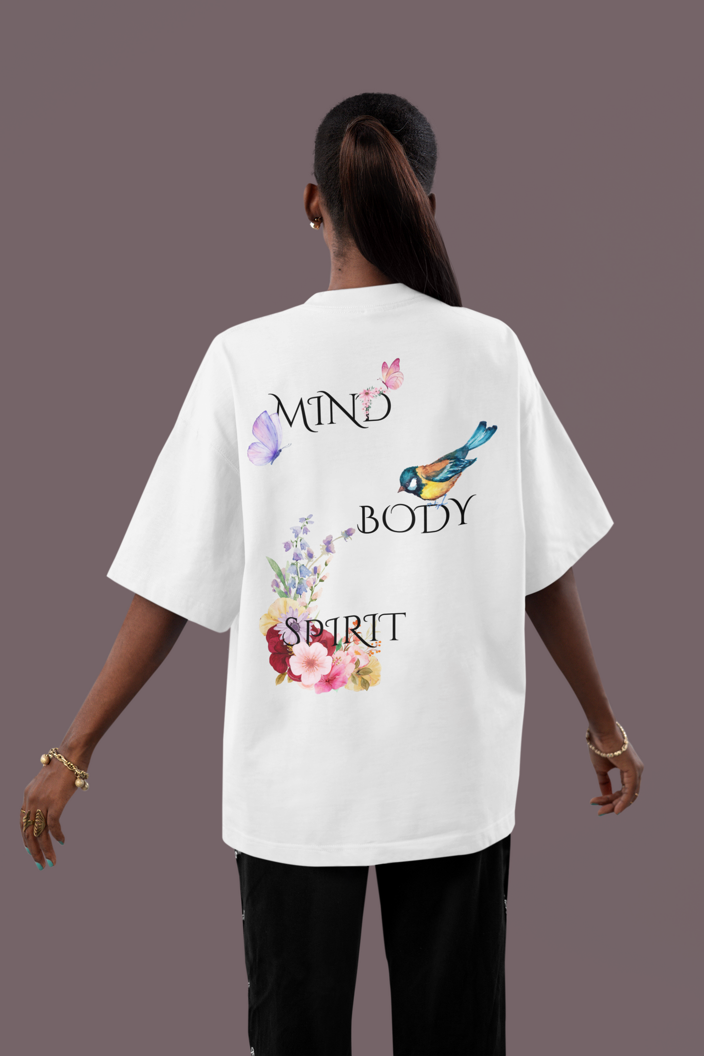 VACANCY Oversized Shirt - Mind Body Spirit
