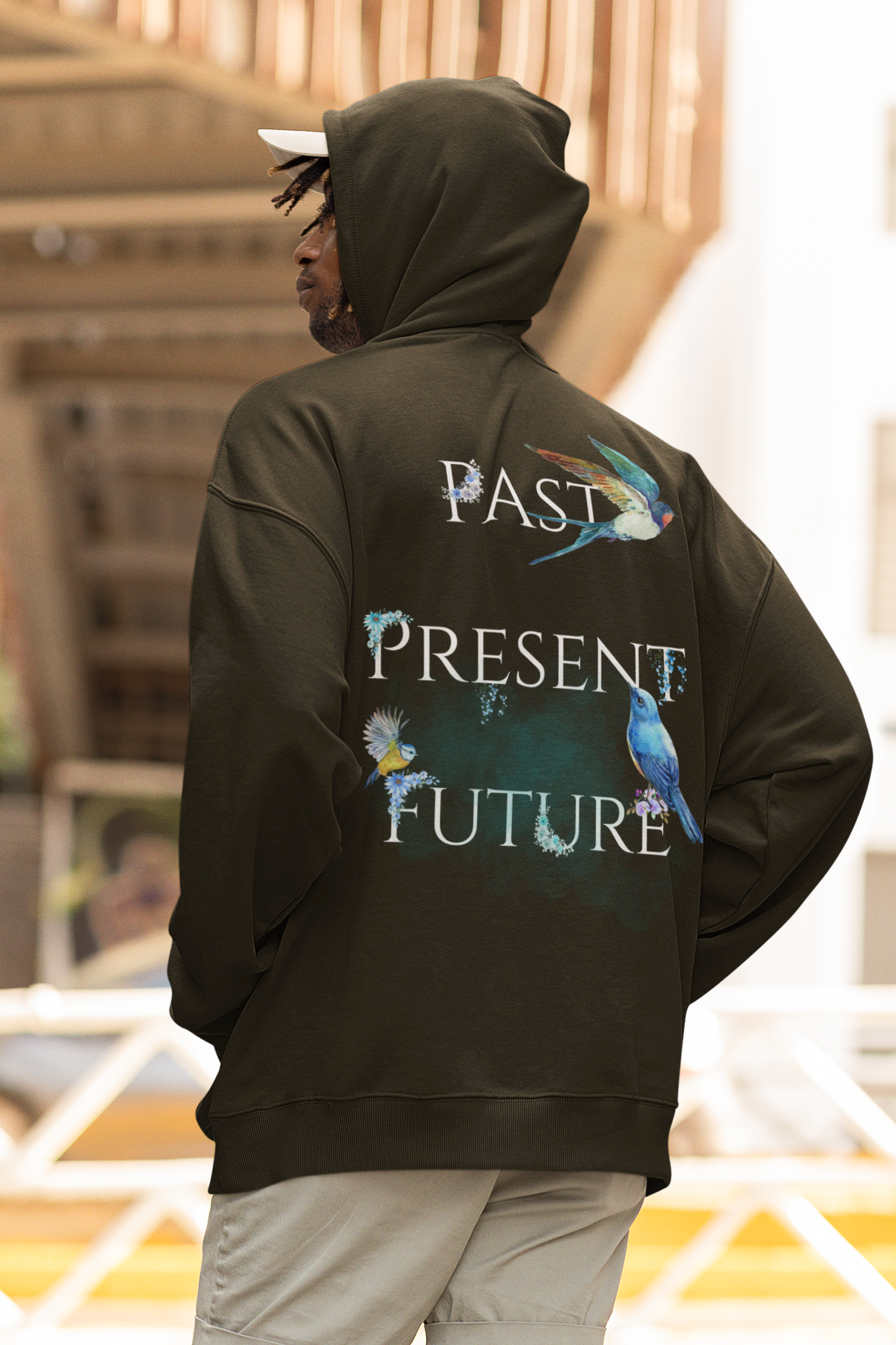 VACANCY Oversized Hoodie - Time