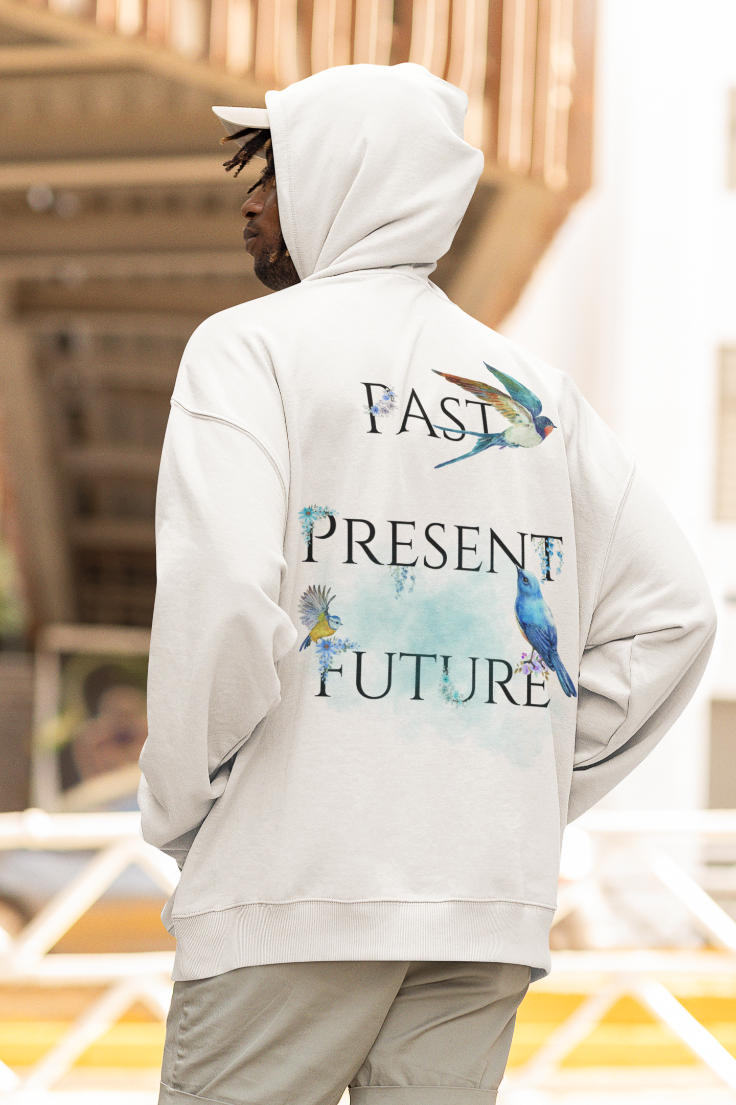 VACANCY Oversized Hoodie - Time